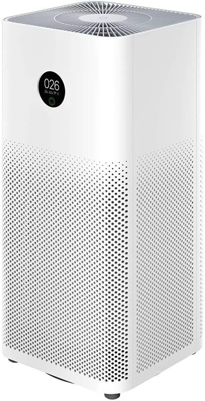 Xiaomi Mi Air Purifier 3H, True HEPA H13 3-Stage Filter System Removes 99.97% of Pollutants as small as 0.3 microns, Smart Home Integration, Whisper Quiet, Just 0.9KW/day, OLED Touch Display