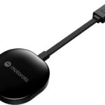 Motorola MA1 Wireless Android Auto Car Adapter - Instant Connection Using Google-Licensed Bridge Technology from Smartphone to Screen - USB Type-A Plug-in - Secure Gel Pad