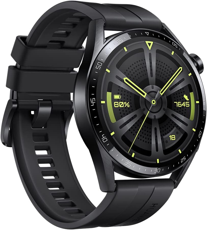 HUAWEI Watch GT 3 (46mm) GPS + BLUETOOTH Smartwatch (Black) - International Version