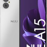 NUU A15 Cell Phone 4GB + 128GB, Compatible with Mint, Metro, T-Mobile, Qlink and More, Perfect for Teenagers, Dual SIM 4G, Octa-Core Helio G36 2.2GHz 6.5" HD+, Android 13, White, US Warranty