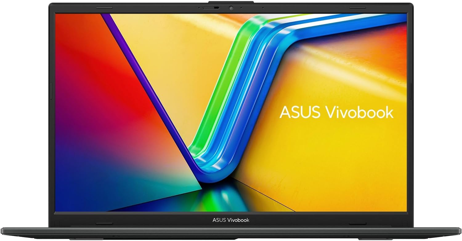 ASUS Vivobook Go 15.6” Laptop, AMD Ryzen 3 7320U, 8GB, 128GB, Windows 11 Home in S Mode, Mixed Black, E1504FA-AS33