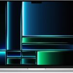 Apple 2023 MacBook Pro laptop M2 Pro chip with 12‑core CPU and 19‑core GPU: 16.2-inch Liquid Retina XDR display, 16GB Unified Memory, 512GB SSD storage. Works with iPhone/iPad; Silver