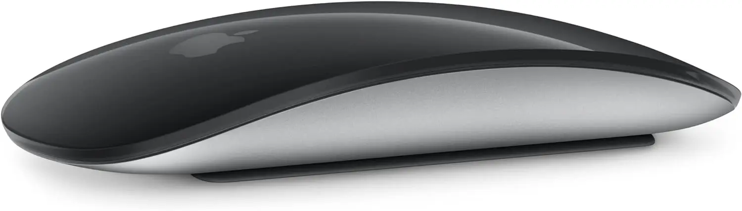 Apple Magic Mouse: Wireless, Bluetooth, Rechargeable. Works with Mac or iPad; Multi-Touch Surface - Black