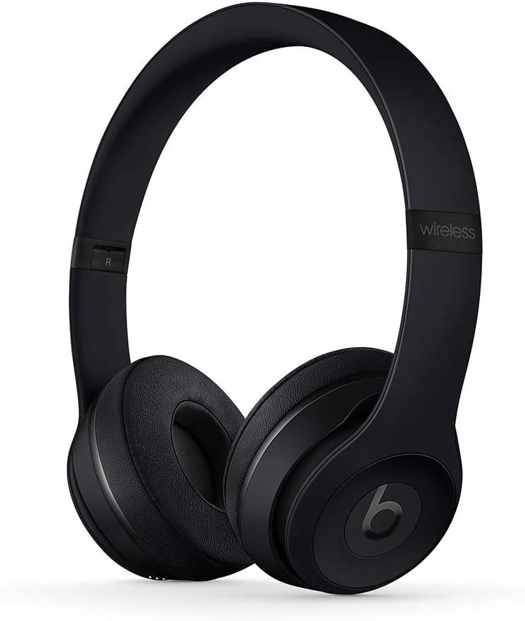 Beats Solo3 Wireless On-Ear Headphones - Apple W1 Headphone Chip, Class 1 Bluetooth, 40 Hours of Listening Time, Built-in Microphone - Black