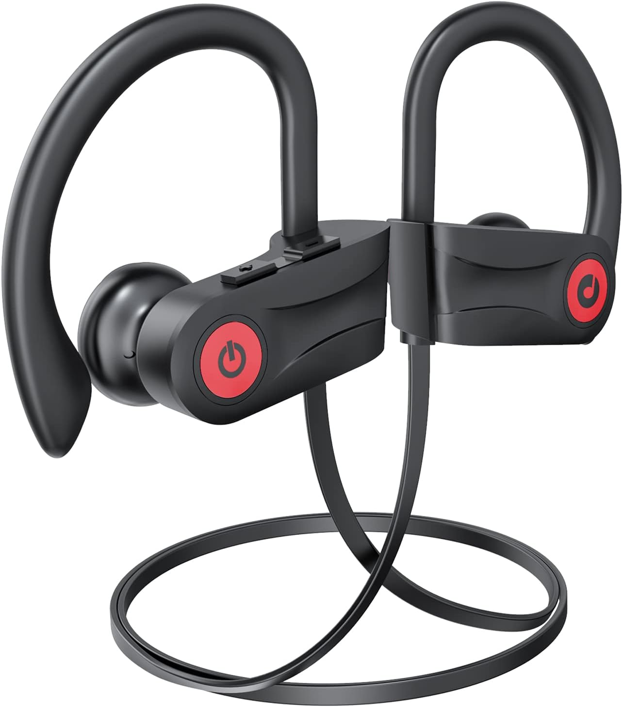 Boean Bluetooth Headphones, Wireless Earbuds with 16 Hours Playtime Bluetooth 5.3 Wireless Headphones HD Deep Bass Stereo Sound Isolation IPX7 Waterproof Earphones for Workout Running Sports