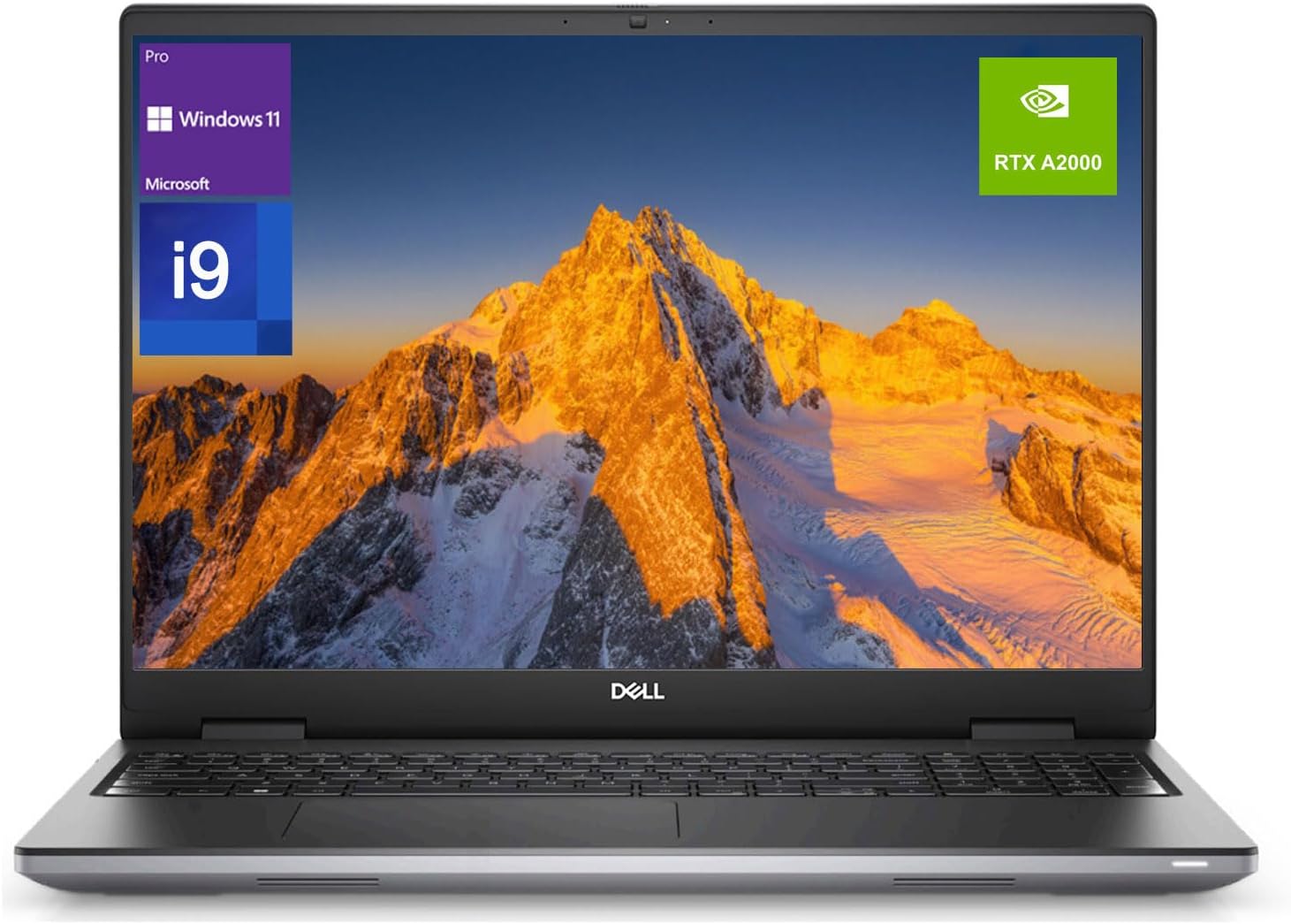 Dell Precision 7670 Business Laptop, 16" FHD+ Display, i9-12950HX, Quadro RTX A2000, 64GB RAM, 1TB SSD, IR Camera, FP Reader, Backlit KB, HDMI, RJ45, SD Card Reader, Wi-Fi 6, Windows 11 Pro, Grey