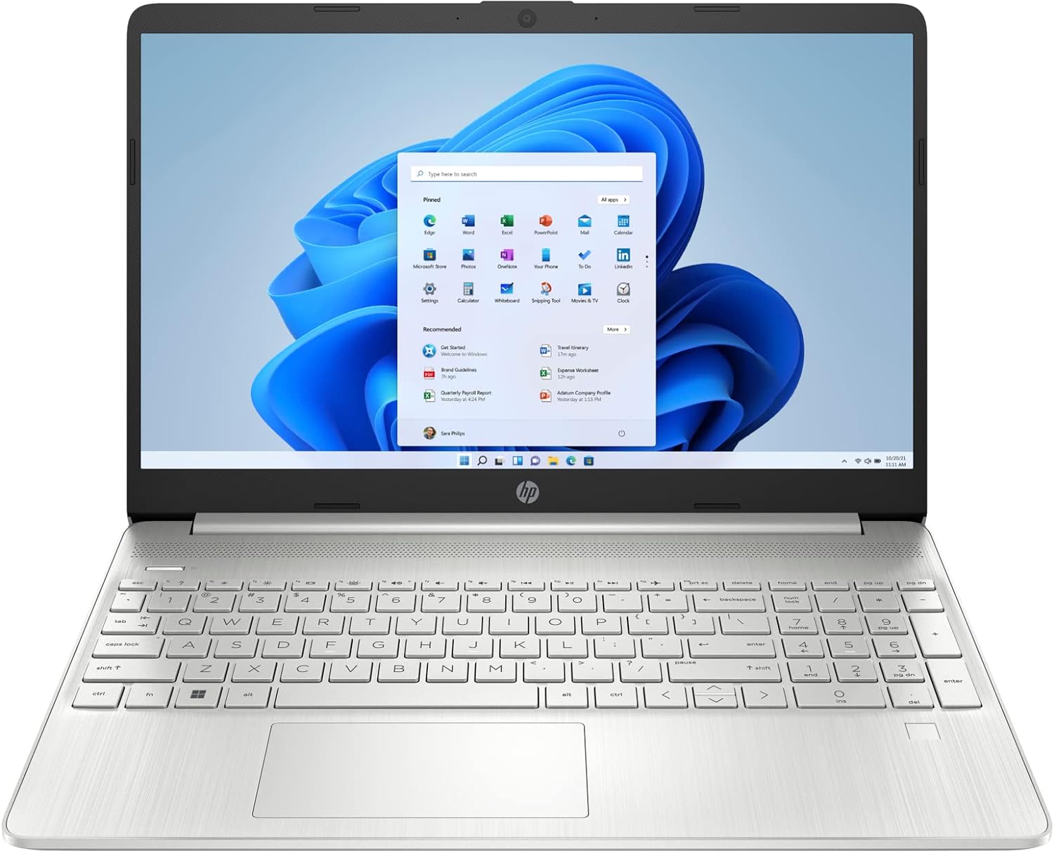 HP Newest Pavilion 15.6" FHD Touchscreen Anti-Glare Laptop, 12GB RAM, 256GB SSD Storage, Intel Core i3-1215U, Up to 11 Hours Long Battery Life, Type-C, HDMI, Windows 11 Home, Silver