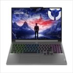 Lenovo Legion 5i, 16” Display, Intel Core i9, NVIDIA GeForce RTX 4070, 32GB RAM, 512GB SSD, 2560x1600 px, USB-A and USB-C Ports, 6 Hour Battery, Privacy Shutter Camera, Luna Grey