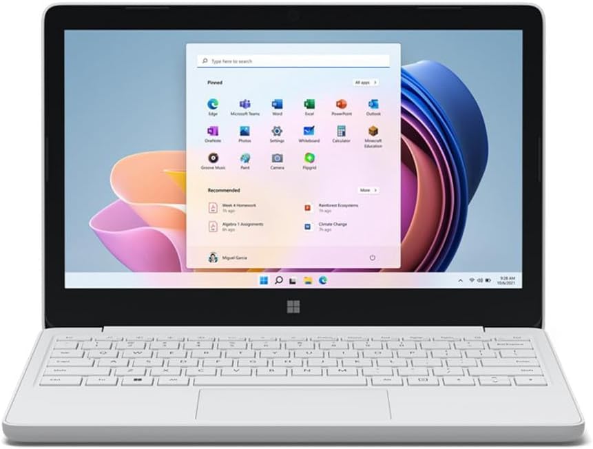 Microsoft Surface Laptop SE CELERON 8GB RAM 128GB SSD, Glacier (Renewed)