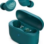 JLab Go Air Pop True Wireless Bluetooth Earbuds + Charging Case, Teal, Dual Connect, IPX4 Sweat Resistance, Bluetooth 5.1 Connection, 3 EQ Sound Settings Signature, Balanced, Bass Boost