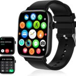 1.90'' with Smart Watch(Answer/Make Calls),Smart Fitness Tracker Watches for Android/iOS Phones,Bluetooth Call and Text Message/Sleep Monitor/Heart Rate/Android Smartwatch for Women Men