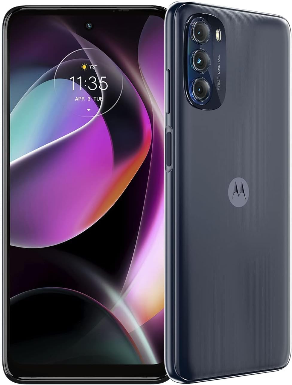 Motorola Moto G 5G | 2022 | 2-Day Battery | Unlocked | Made for US 4/64GB | 50 MP Camera | Moonlight Gray