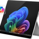 Microsoft Surface Pro 2-in-1 Laptop/Tablet (2024), Windows 11 Copilot+ PC, 13" Touchscreen Display, Snapdragon X Plus (10 Core), 16GB RAM, 256GB Storage, Platinum