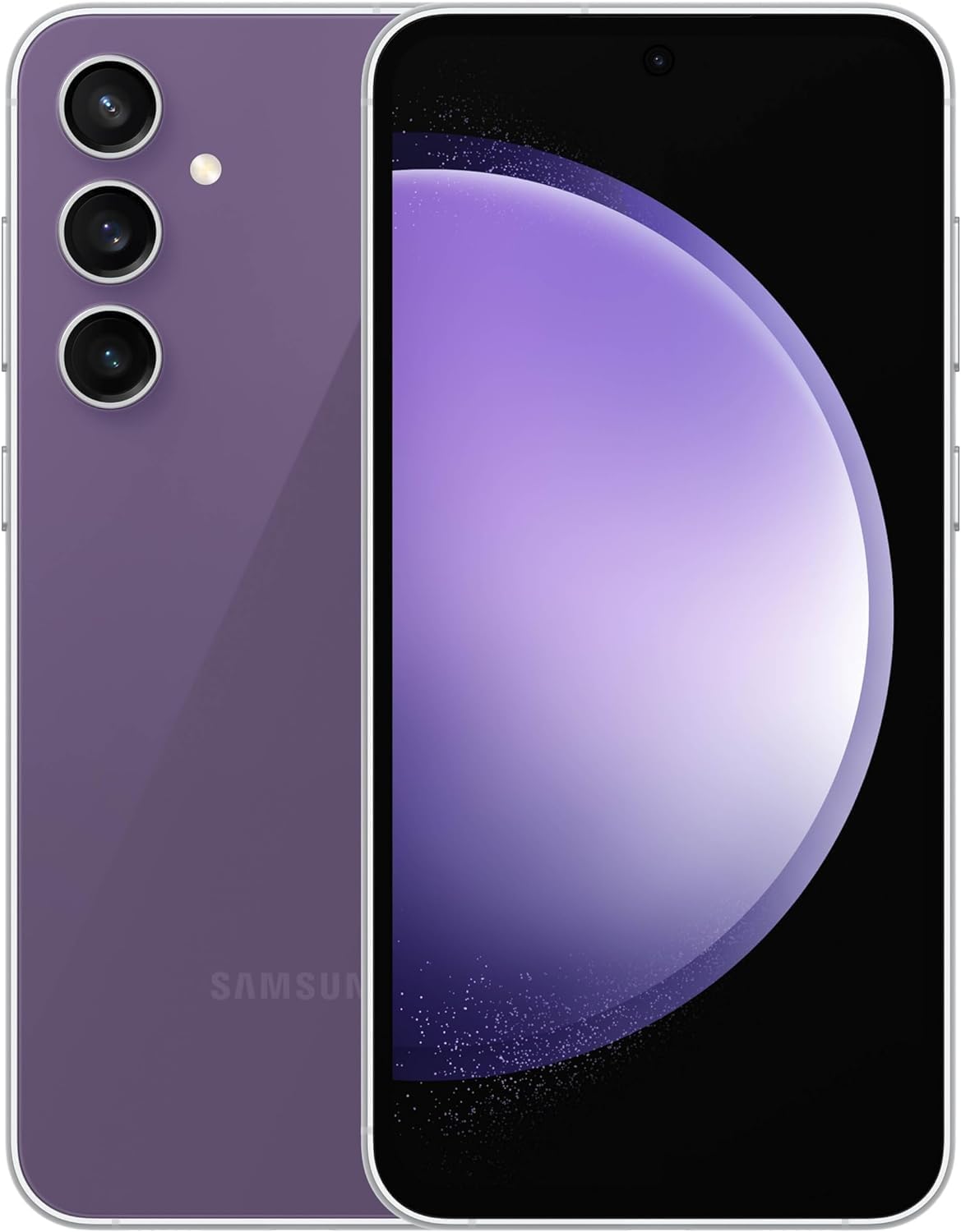 Samsung Galaxy S23 Fan Edition(FE) 5G (SM-S711B/DS) Dual SIM,256GB + 8GB, Factory Unlocked, International Version - No Warranty - (Purple)