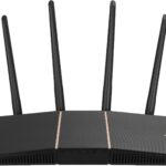 ASUS AX3000 WiFi 6 Router (RT-AX57) - Dual Band Gigabit Wireless Internet Router, Gaming & Streaming, AiMesh Compatible, Included Lifetime Internet Security, Parental Control, MU-MIMO, OFDMA
