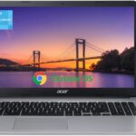Acer Chromebook 315 Laptop Computer for 2024 Business Student, 15.6” HD Display, Intel Celeron N4020, 4GB RAM, 192GB Storage (64GB eMMC +128GB Card), WiFi, 12+ Hrs Battery, Chrome OS +MarxsolAccessory