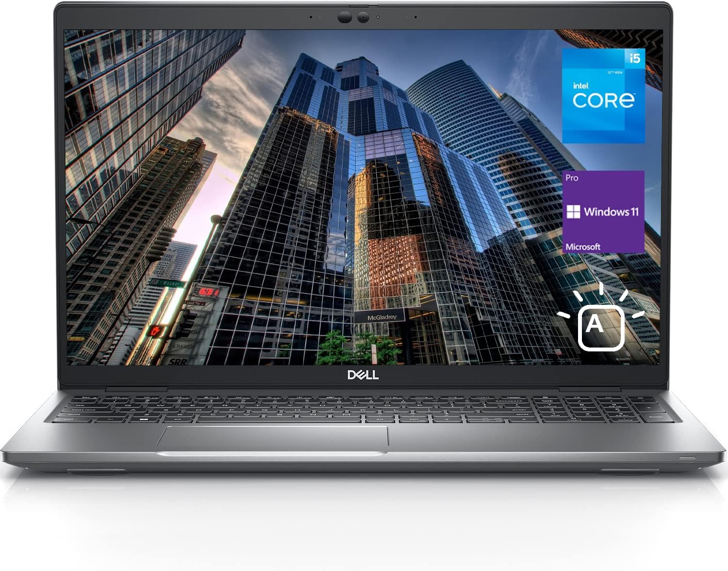 Dell Latitude 5530 Business Laptop, 15.6" FHD Display, 12th Gen Intel Core i5-1235U, 32GB RAM, 1TB SSD, Webcam, HDMI, Thunderbolt 4, Backlit Keyboard, Wi-Fi 6, Windows 11 Pro, Silver