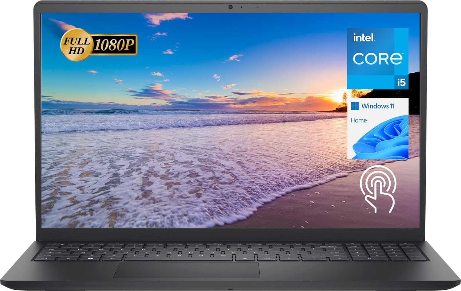 Dell Newest Inspiron 15 3511 Laptop, 15.6" FHD Touchscreen, Intel Core i5-1035G1, 32GB RAM, 1TB PCIe NVMe M.2 SSD, SD Card Reader, Webcam, HDMI, WiFi, Windows 11 Home, Black