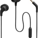 JBL Endurance Run 2 Wired - Waterproof Wired Sports in-Ear Headphones, Pure Bass Sound, Hands-free calls, Never hurt. Never fall out. (Black)