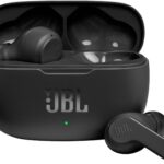 JBL Vibe 200TWS - True Wireless Earbuds, 20 hours of combined playback, JBL Deep Bass Sound, Comfort-fit, IPX2 rating, Pocket friendly (Black)