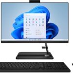 Lenovo IdeaCentre AIO 3i - 2023 - All-in-One Desktop - 22" FHD Touch Display - Windows 11 Home - 8GB Memory - 256GB Storage - Intel Core i3-1115G4 - Black - Wireless Mouse & Keyboard Included