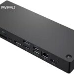 Lenovo ThinkPad Universal Thunderbolt 4 Dock, 4 Displays, Dynamic power charging up to 100W, Black