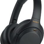 Sony WH-1000XM4 Wireless Premium Noise Canceling Overhead Headphones - 30hr Battery Life, Over Ear Style with Mic for Phone-Call and Alexa Voice Control for Google Assistant - Black