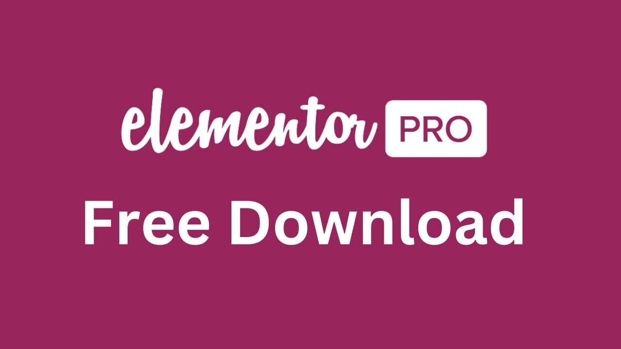 Elementor Pro Free Download V3.23.3 + V3.23.4 Plugin